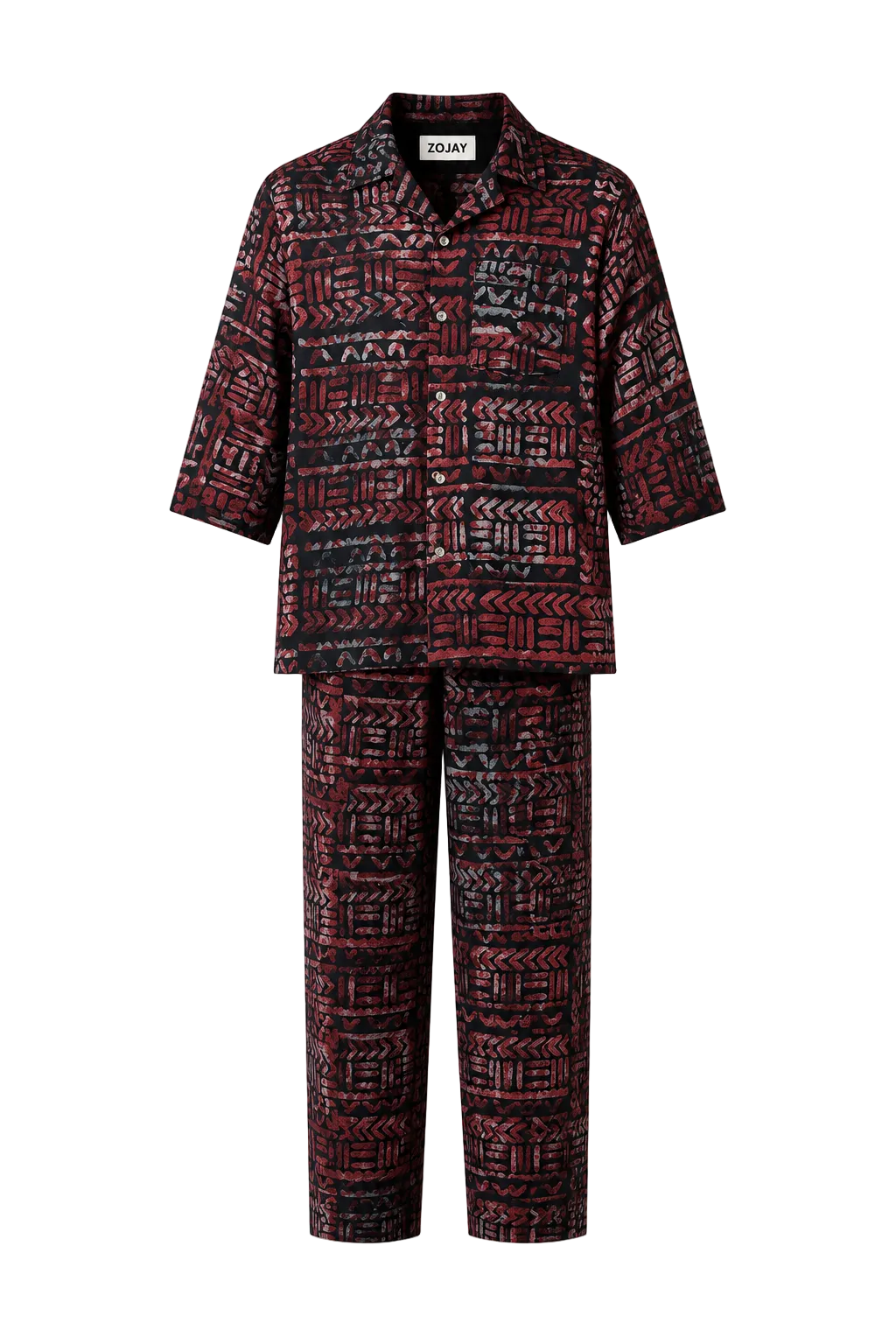Adire Lounge Set - Merlot