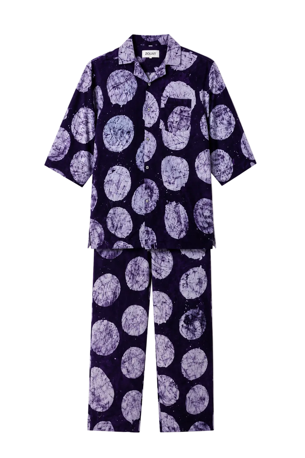 Adire Lounge Set - Plum