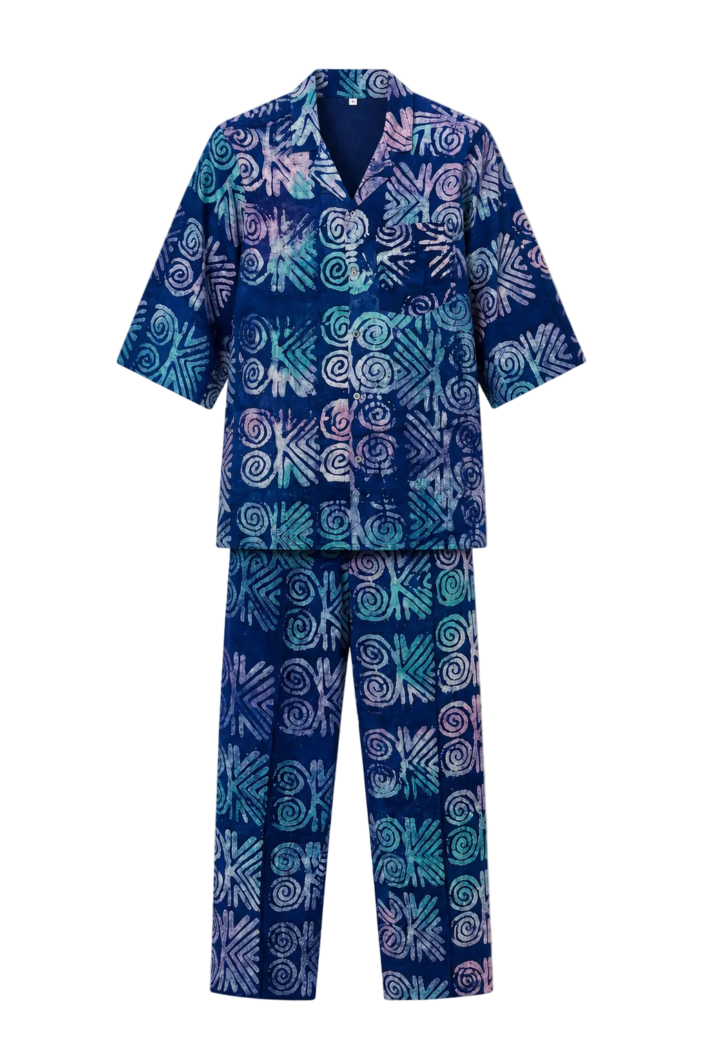 Adire Lounge Set- Cobalt Blue