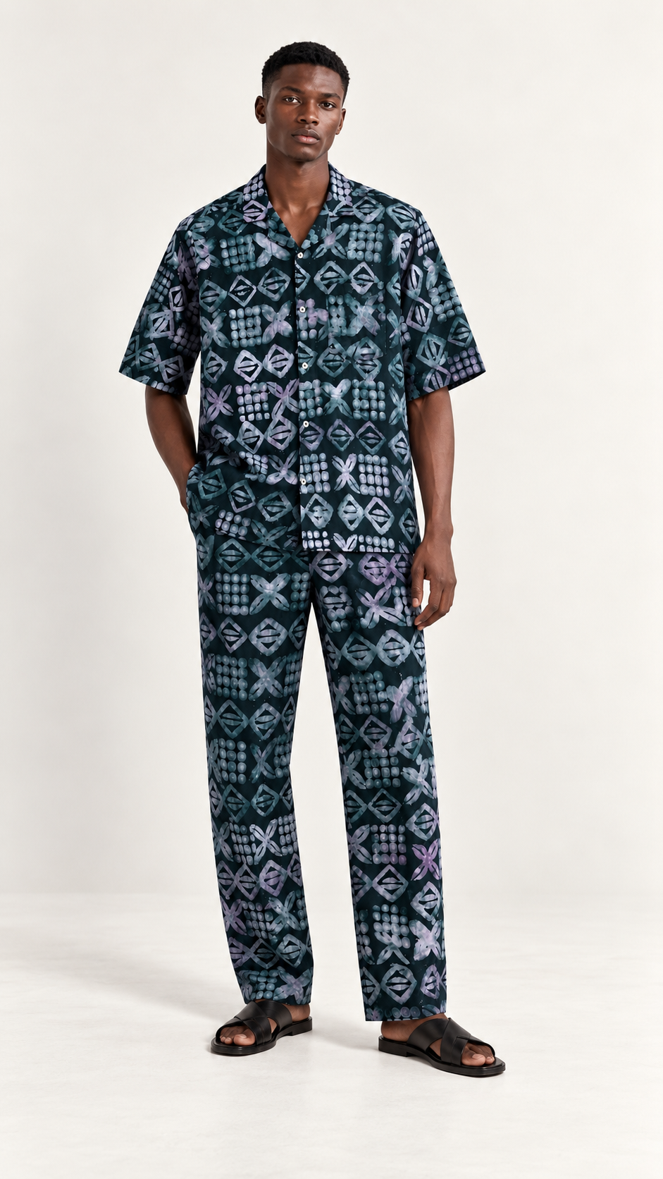 Adire Lounge Set - Teal